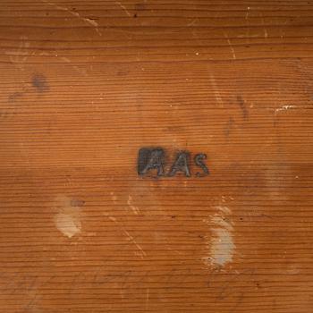 A pair of Swedish Gustavian chairs by Anders Andersson, signed AAS, Lindome from around year 1800.