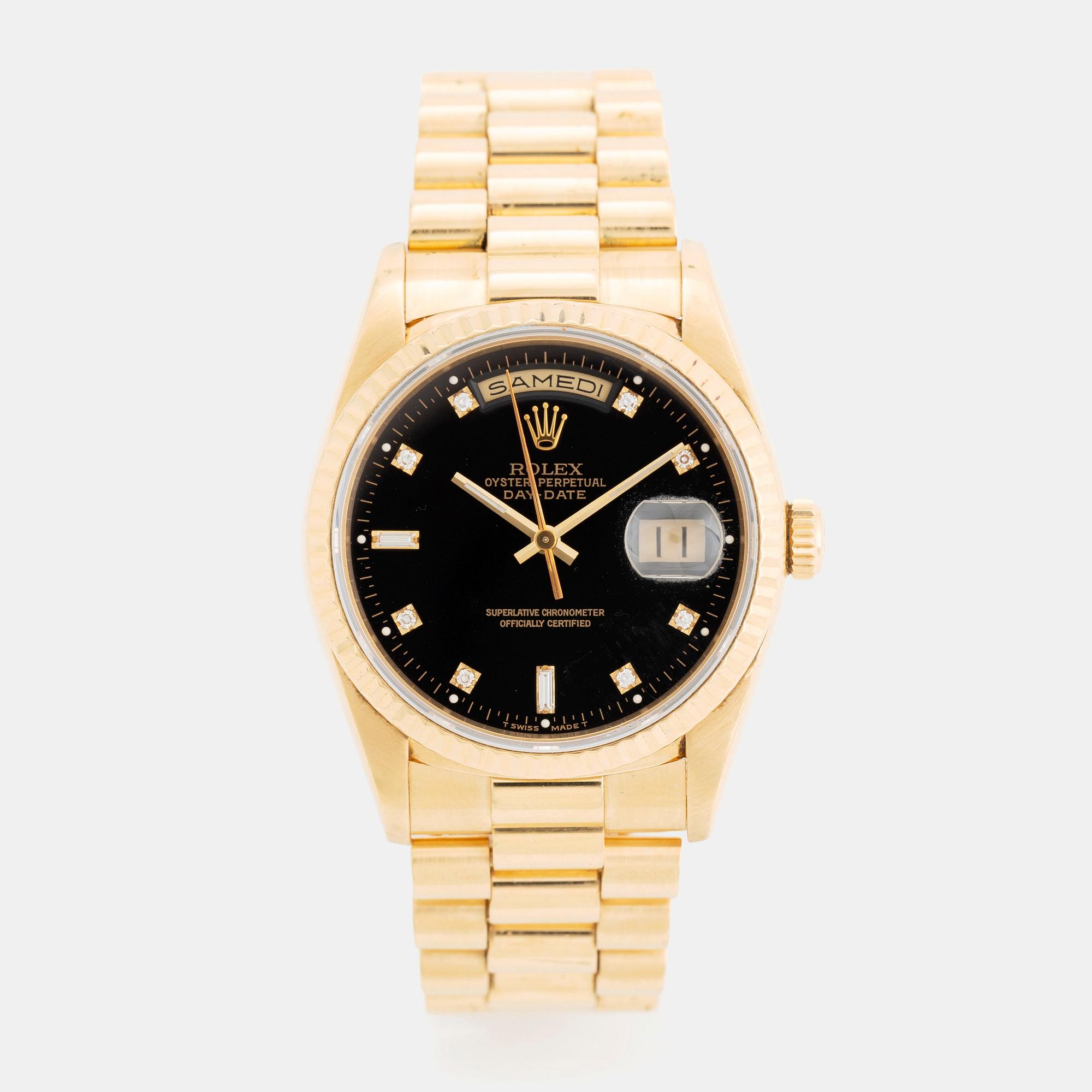 Rolex, Day-Date, "Diamond Dial", ca 1997.