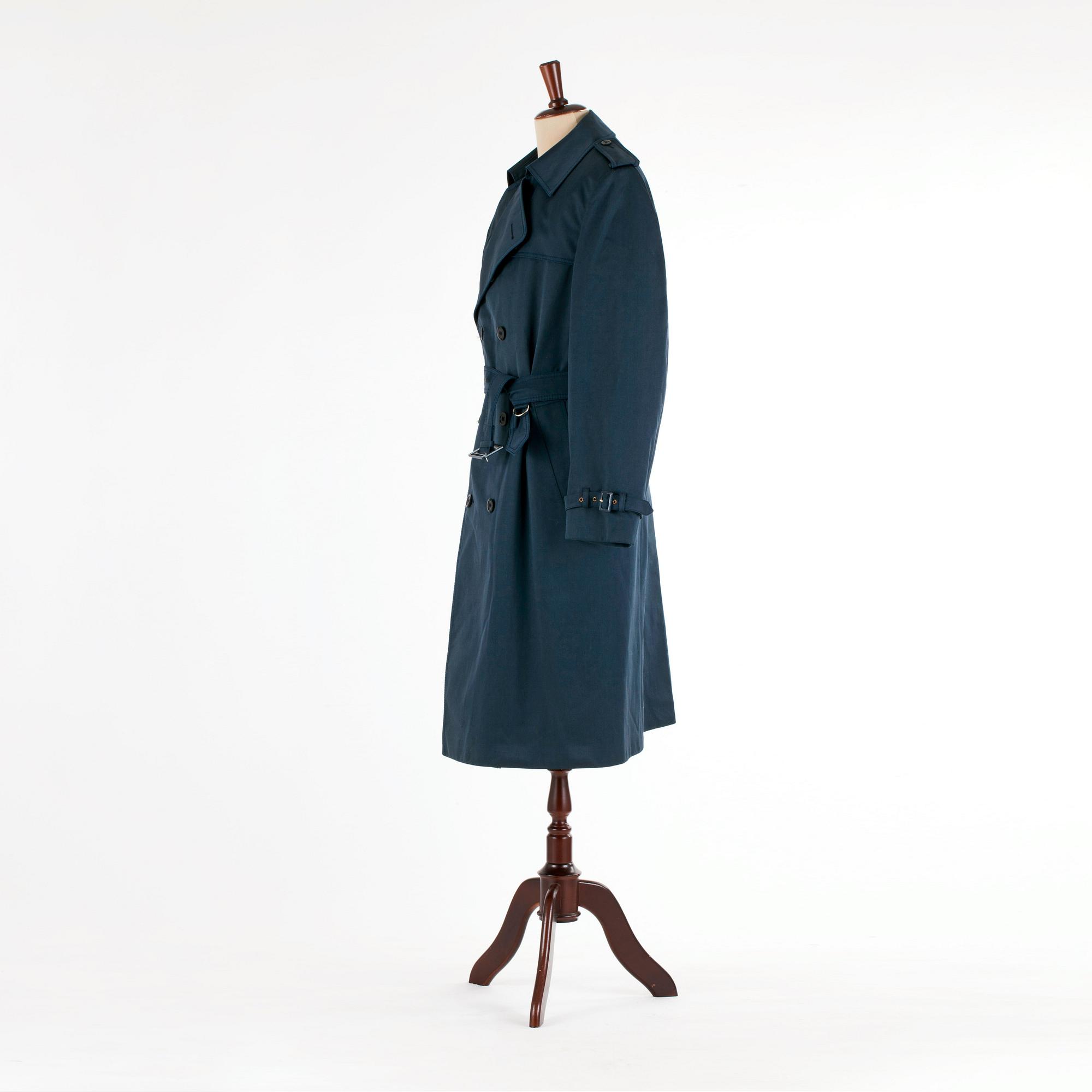CHRISTIAN DIOR, a men's darkblue trenchcoat.