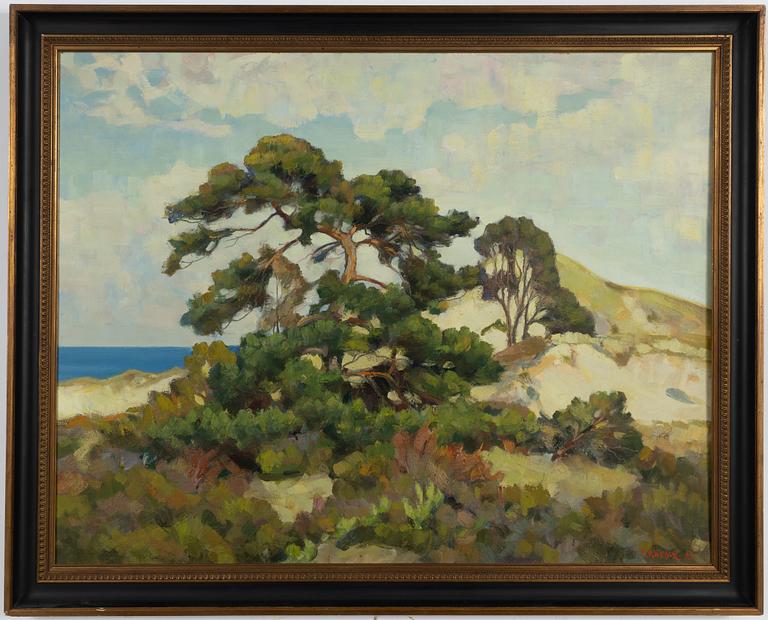 Fritz Kärfve, Vid kusten.