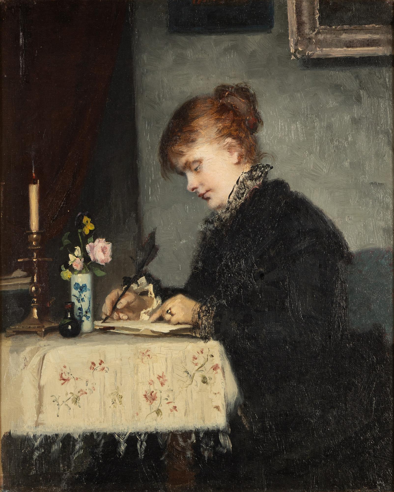 Amanda Sidwall, oil on canvas/panel.