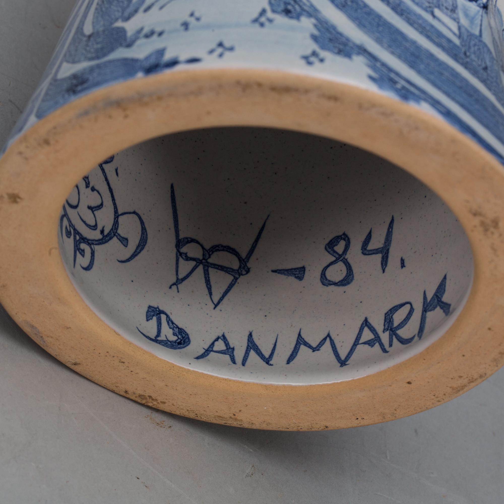 SKÅL på FOT, lergods, Björn Wiinblad, Danmark, signerad och daterat -84.