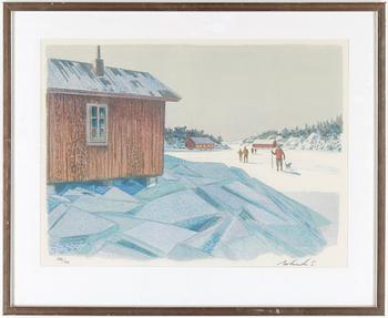 Roland Svensson · ROLAND SVENSSON, färglitografi, signerad och numrerad 266/360
