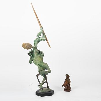 Tomas Almberg, Don Quijote och Sancho Panza.