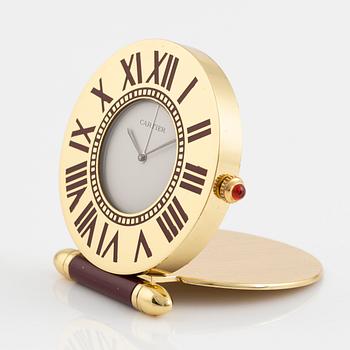 Cartier, alarm clock, 54 mm.