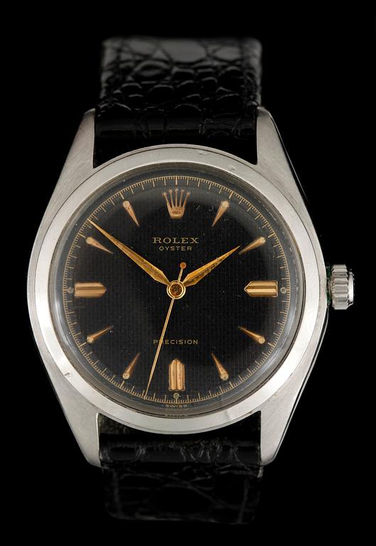 ARMBANDSUR, herr, Rolex Oyster, Precision, refnr 6024, stål, ca1950-tal.