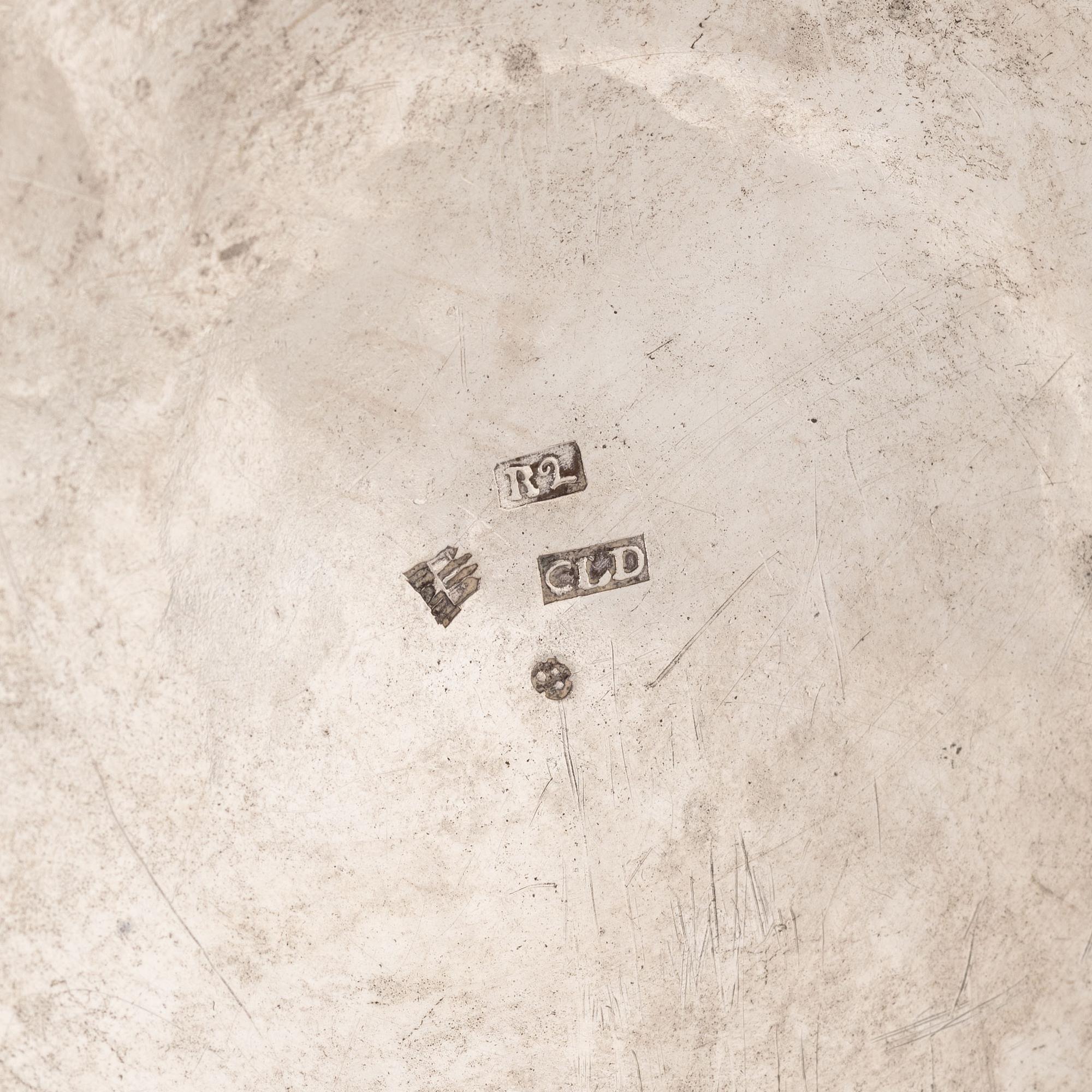 Christian Lundahl, kaffekanna, silver, Skara, 1799.