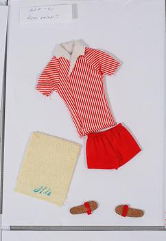 PARTI BARBIETILLBEHÖR, 1900-talets tredje kvartal/andra hälft.