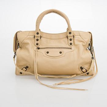 Balenciaga, a 'First' leather bag.