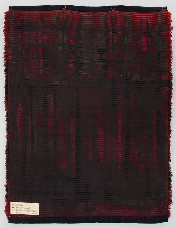 Kirsti Ilvessalo, rya, modell för Finska handarbetets vänner. Ca 143x102 cm.