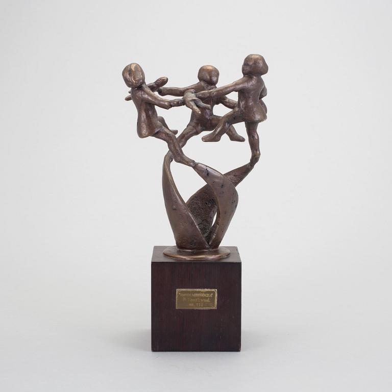 BROR FORSLUND, skulptur, brons, plakettmärkt och numrerad 117.