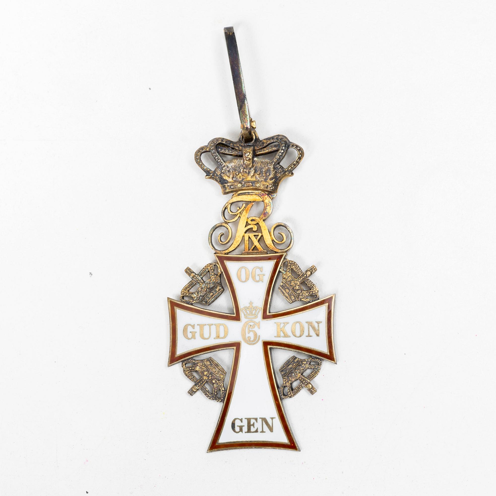 Order of the Dannebrog, Commander's cross, Frederik IX.