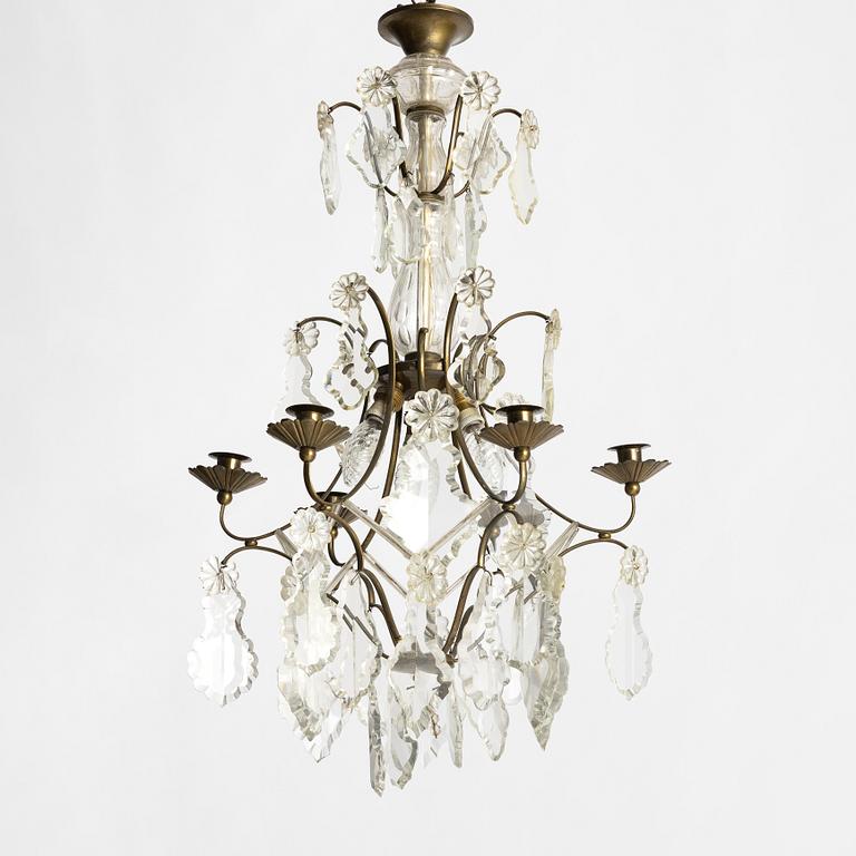 Chandelier, Rococo style, early 20th century.