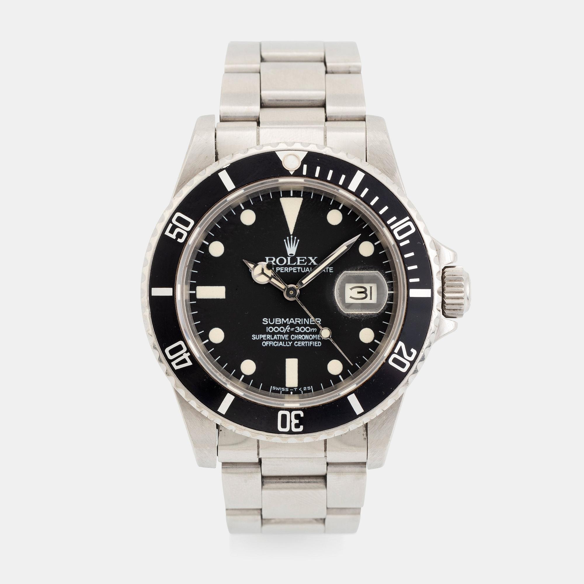 Rolex, Submariner, "Matte Dial", ca 1983.