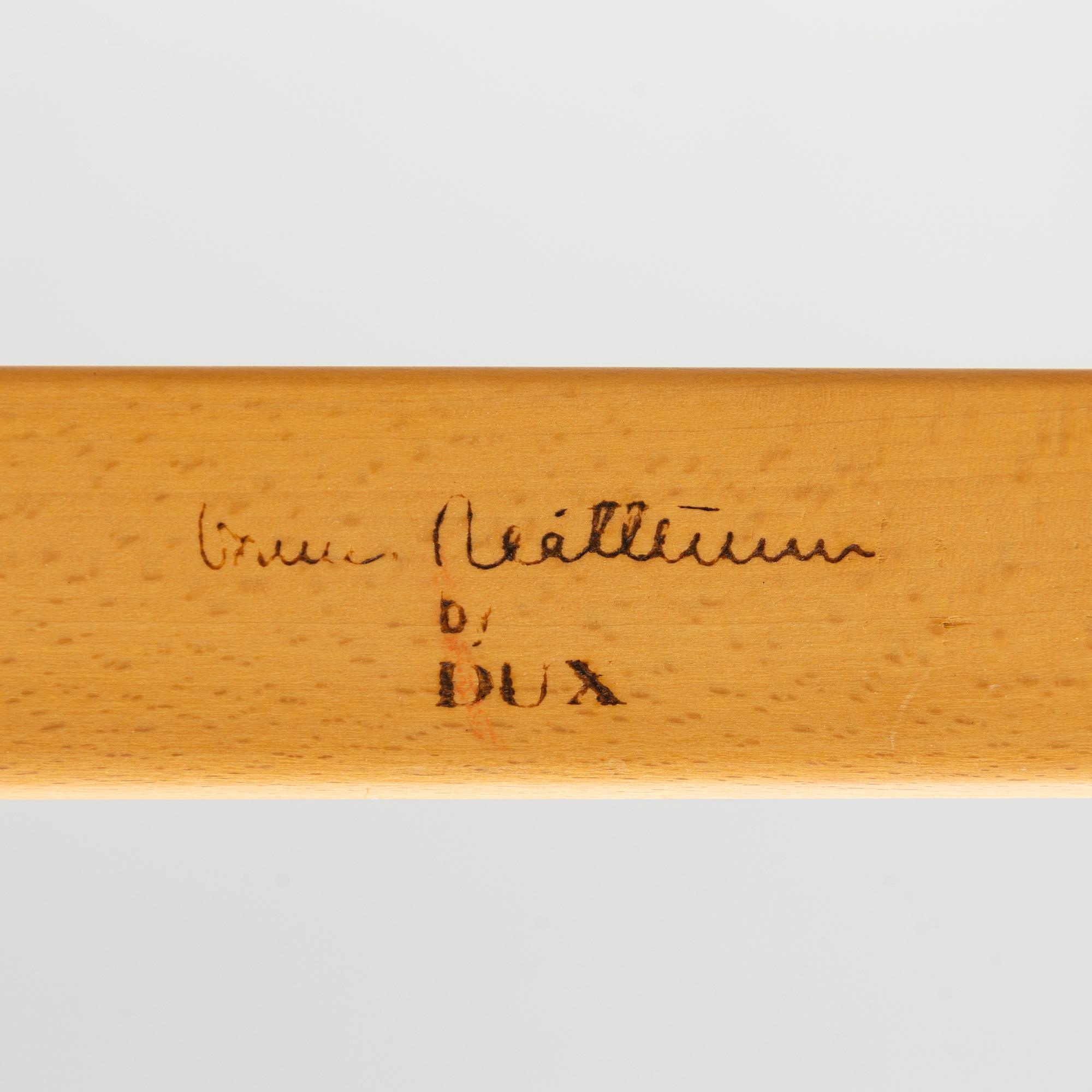 Bruno Mathsson, fåtöljer, ett par, "Ingrid", DUX.