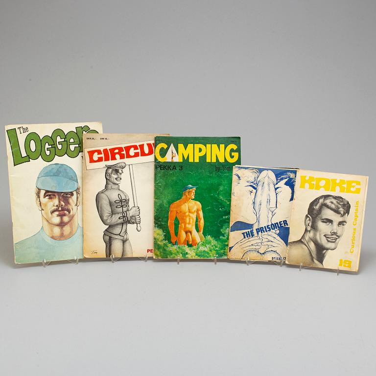 TOM OF FINLAND, five magazines.