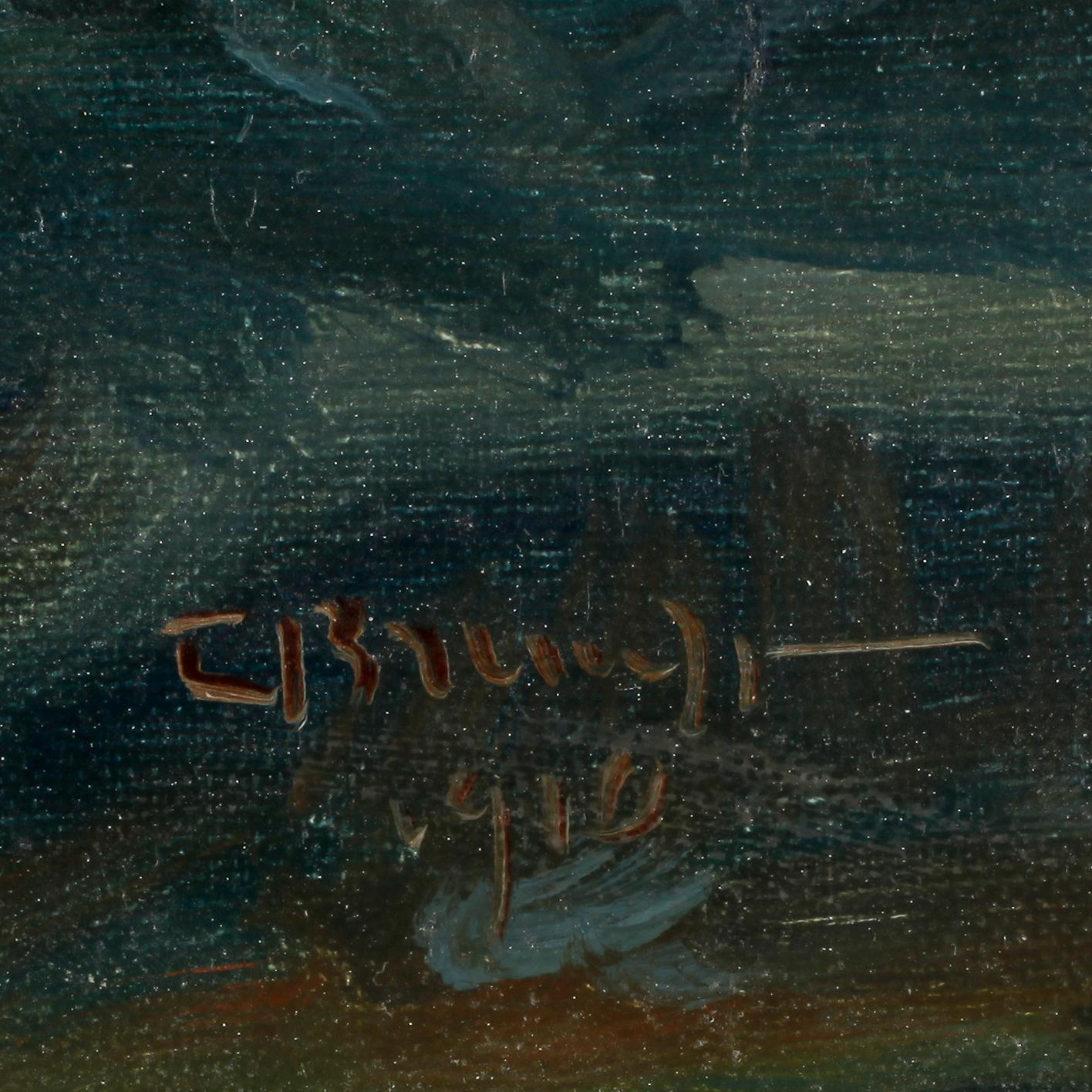 CARL BRANDT, Olja på duk, signerad och daterad 1910.