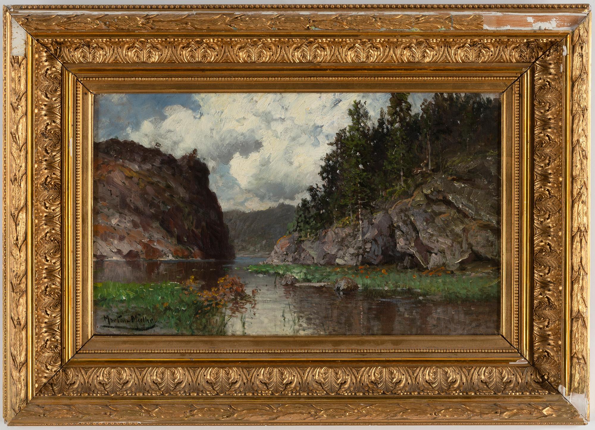 Morten Müller, oil on canvas, signed Morten Müller.