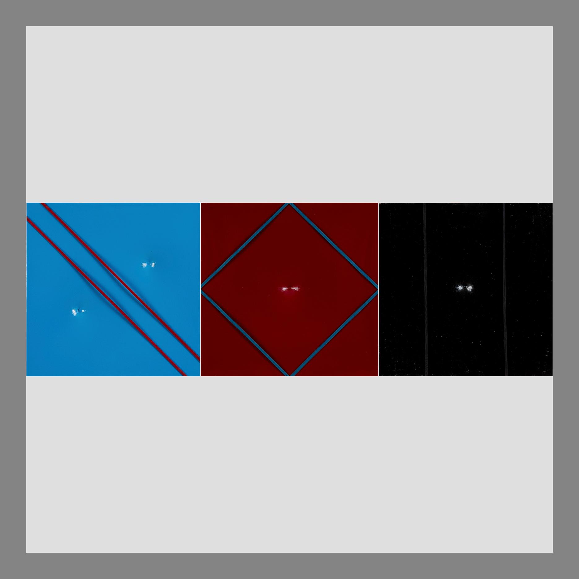 MIECZYSLAW WISNIEWSKI, TRIPTYK "SYSTEM AB/7".
