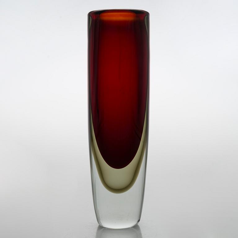 Kaj Franck, a 'KF 239' glass vase signed K. Franck Nuutajärvi Notsjö -58.