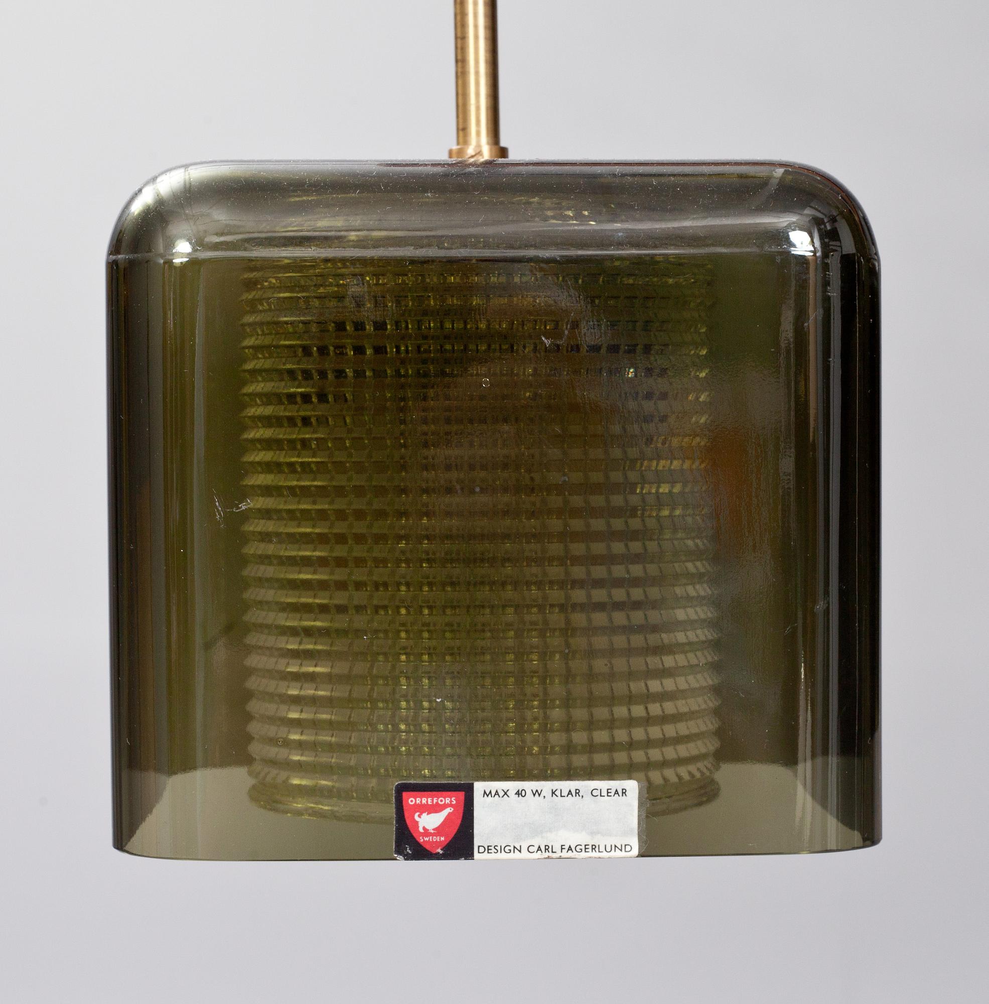 TAKLAMPA, design Carl Fagerlund. 1900-talets andra hälft.