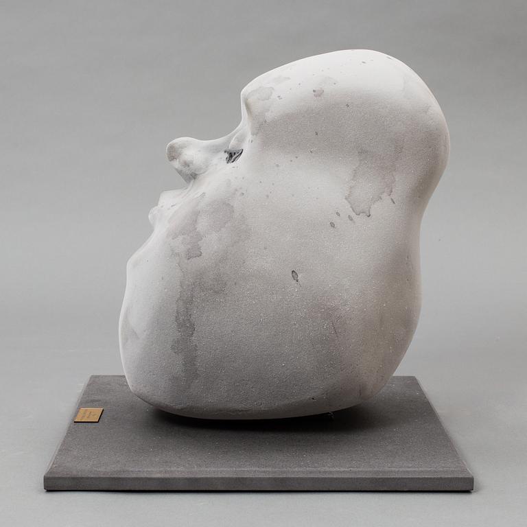 A stone head figure made by JoAnn Tan Studio for NK 2016.