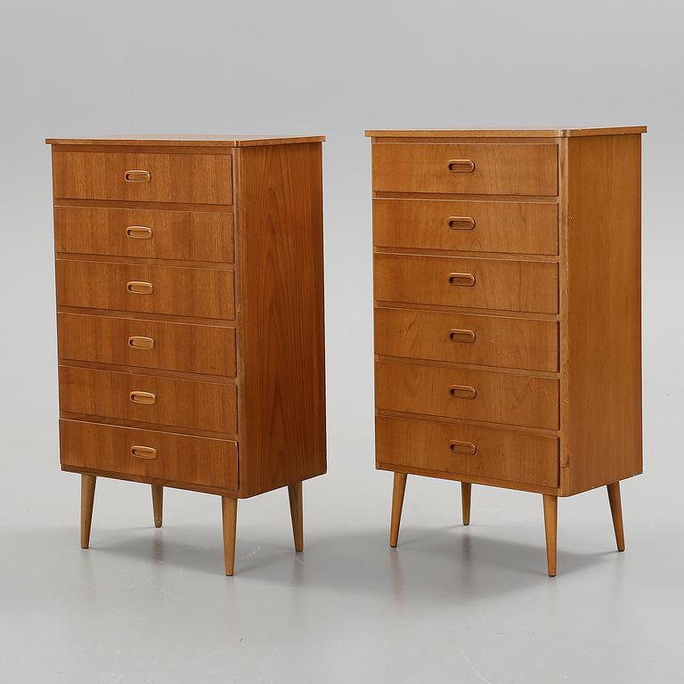 BYRÅER, 2 st, 1960-tal.