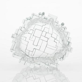 Tapio Wirkkal, maljakko, "Arkadia", Iittala, signeerattu Tapio Wirkkala, 3571.