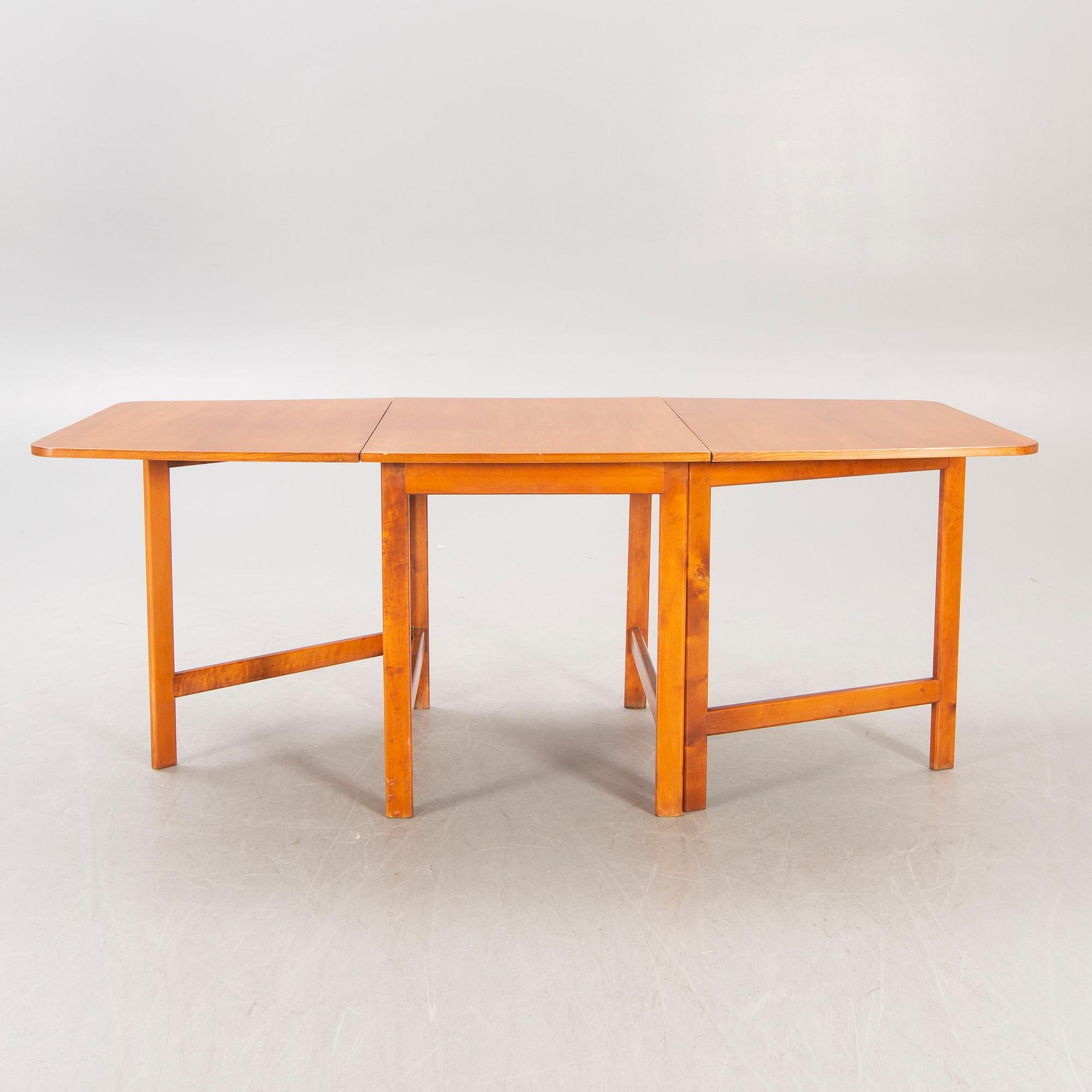 A 1960s teak folding table from Nordiska Kompaniet (NK).