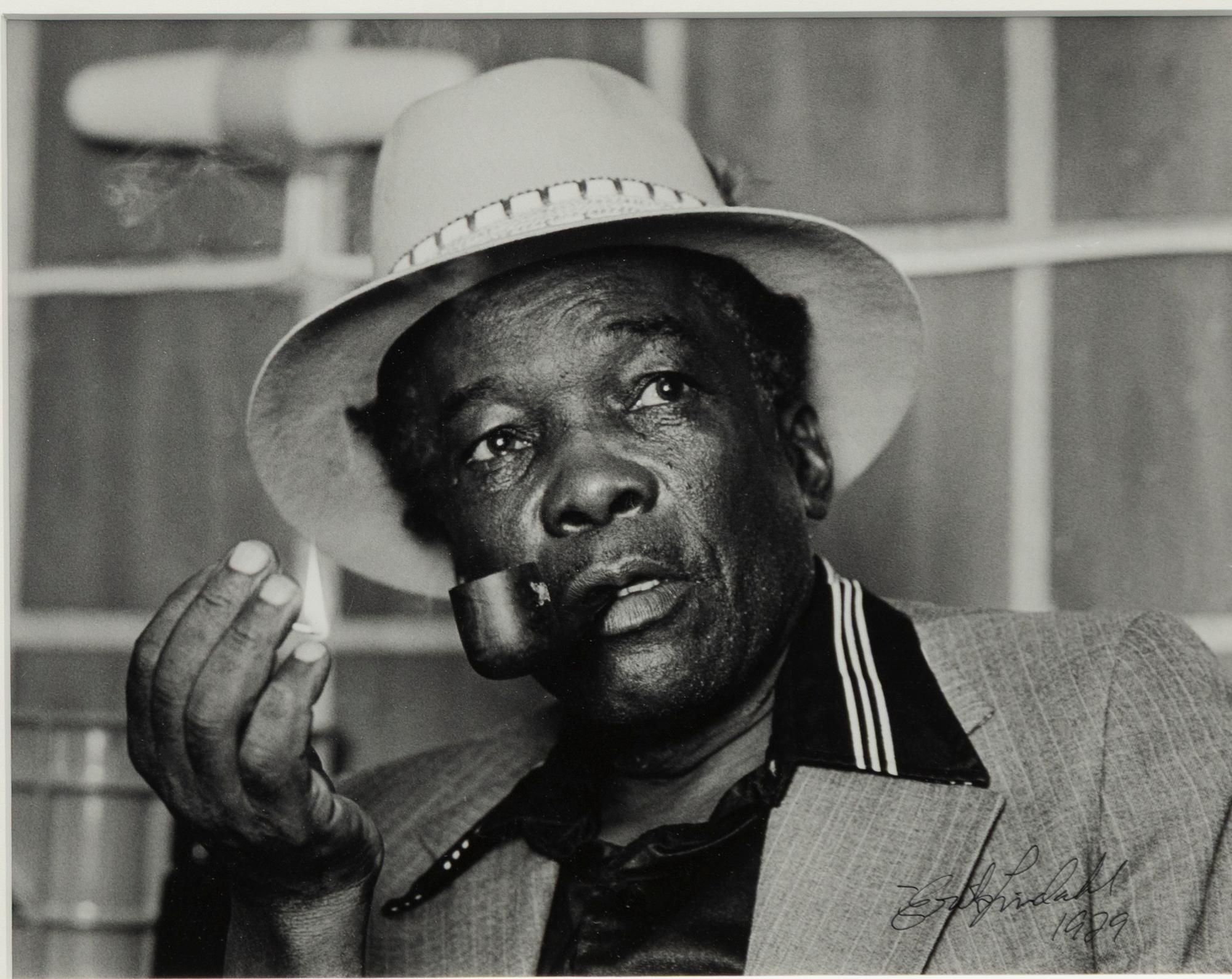 Erik Lindahl, Portrait of John Lee Hooker, 1979.
