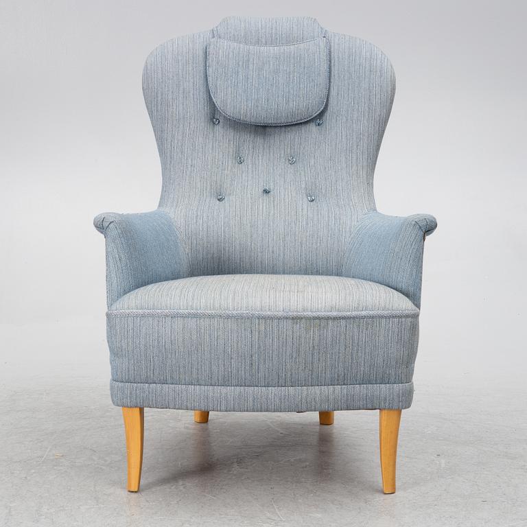 Carl Malmsten, a 'Farmor' easy chair, OH Sjögren Tranås second part of the 20th century..