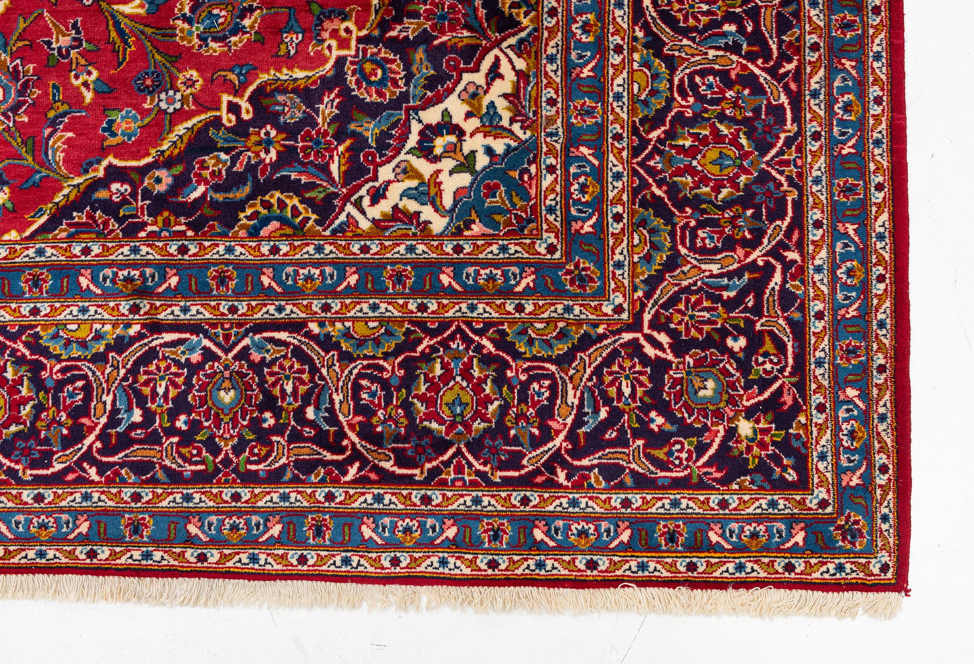 Carpet, Keshan, approx. 360 x 250 cm.