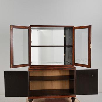 VITRINSKÅP, art deco, 1930/40-tal.