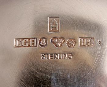 BÄGARE, sterlingsilver, delvis förgylld, CGH 1958.