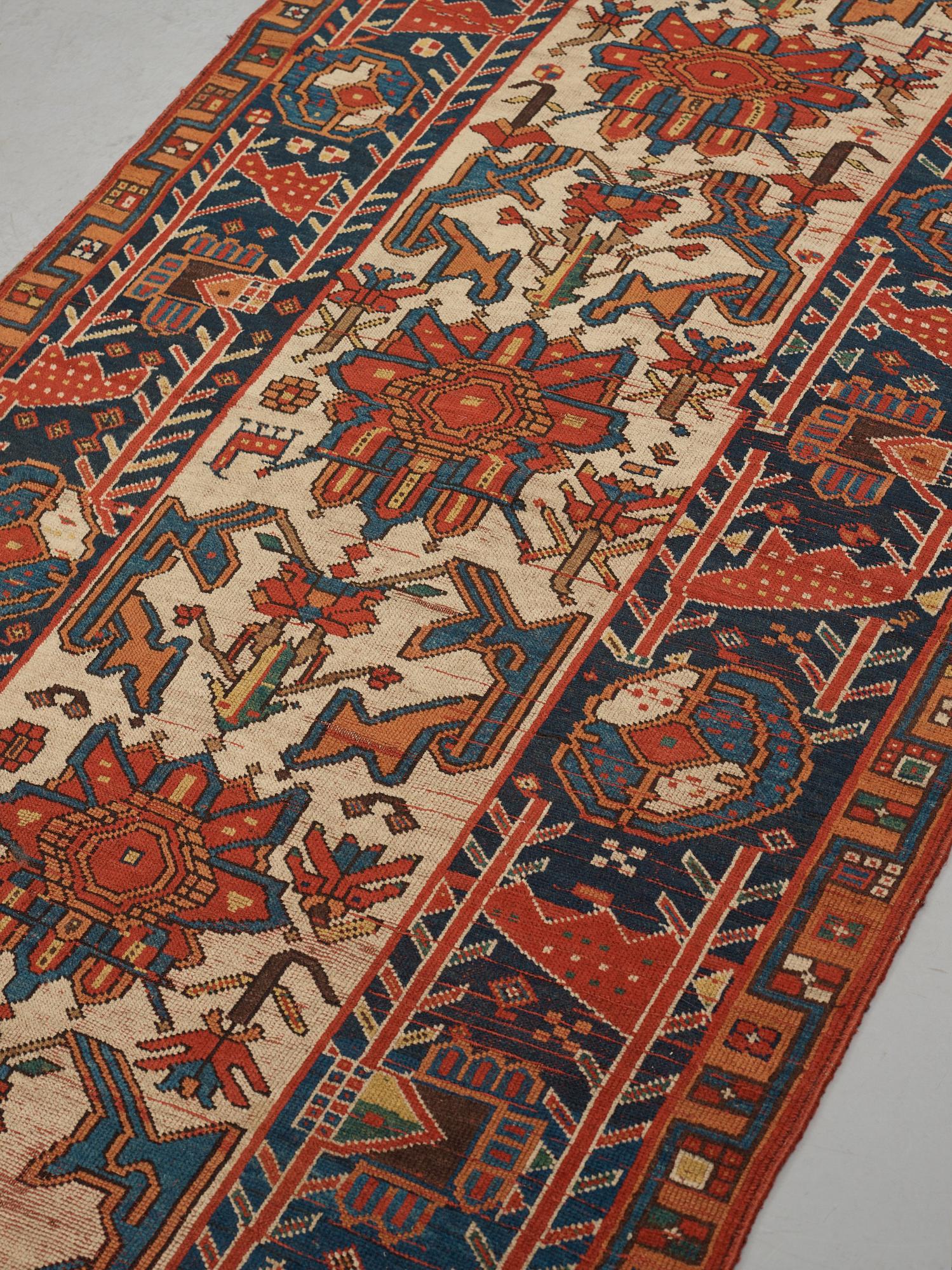 Gallerimatta, antik Azerbajdzjan, ca 292,5 x 121-124 cm.
