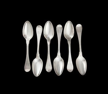 399. SIX SPOONS.