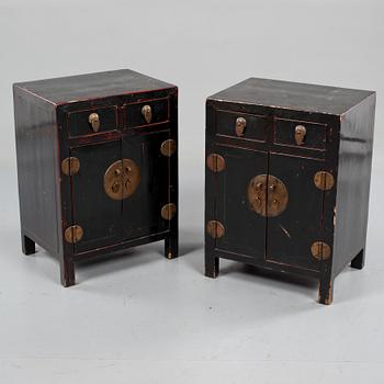 SKÅP, ett par, orientalisk, omkring sekelskiftet 1900.