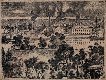 Gustavsberg, a stoneware plaque, Gustavsberg.