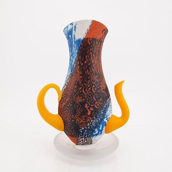 Kjell Engman, a signed glass sculpture Kosta Boda.