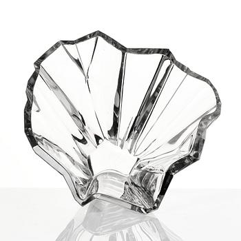 Tapio Wirkkala, a 'Jäävuori' (iceberg) crystal bowl / art object, Iittala, Finland, 1950-60s, model 3827.