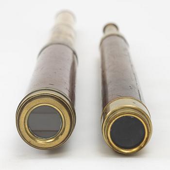 Two 19th century telescopes.