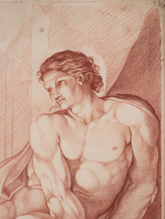 Johan Tobias Sergel, Motiv från Annibale Carraccis fresker i Palazzo
Farnese, Rom.