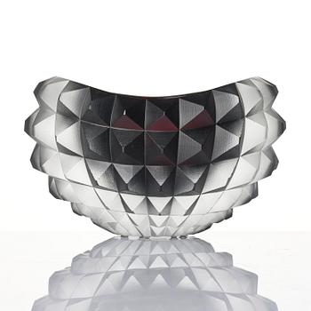 Mårten Medbo, skål, "Core", ed. 2/4, glas, Ajeto, Nový Bor, Tjeckien, 2010.