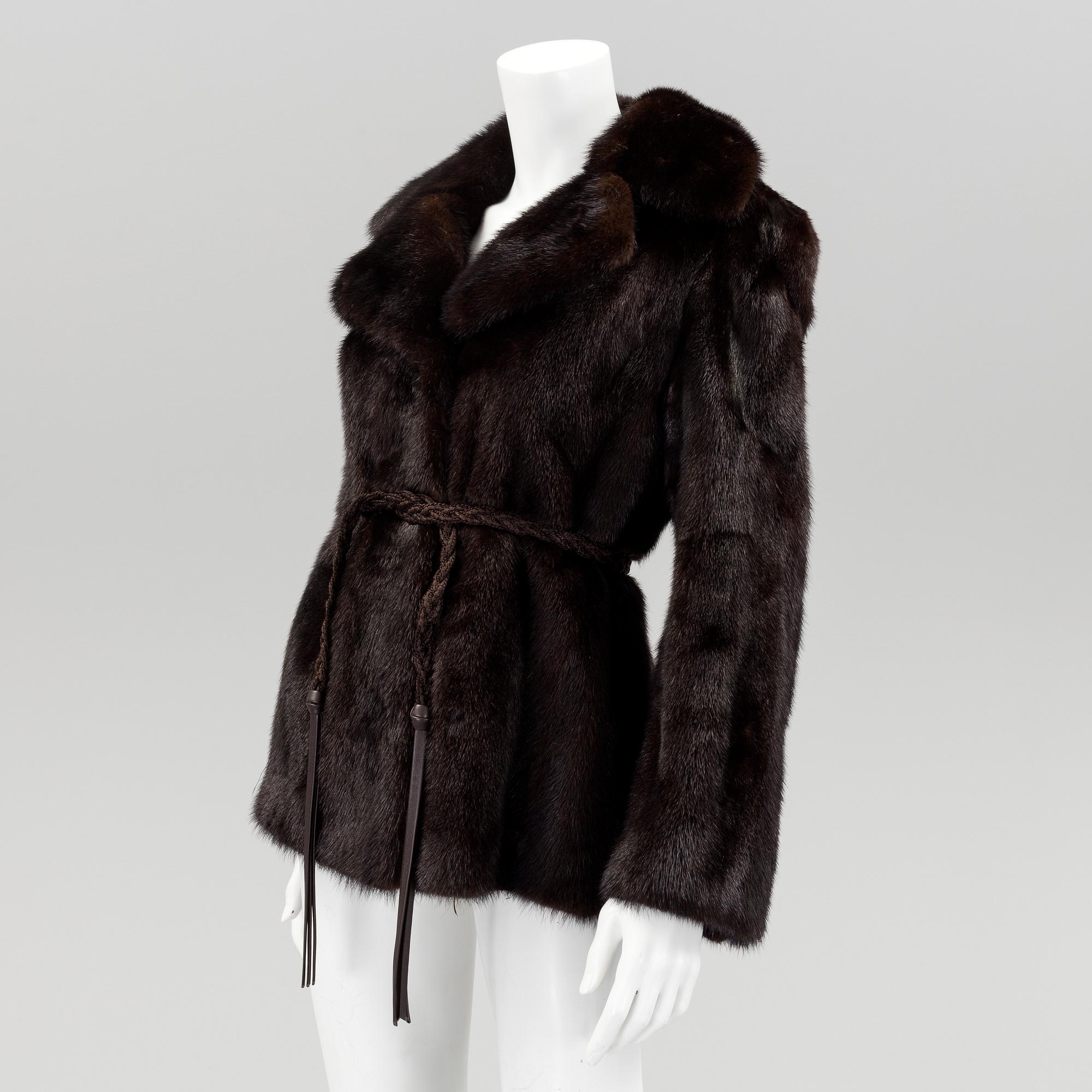 A mink fur jacker from Saga Mink, Tranåspäls, Nordiska Kompaniet, 1970's/80's.