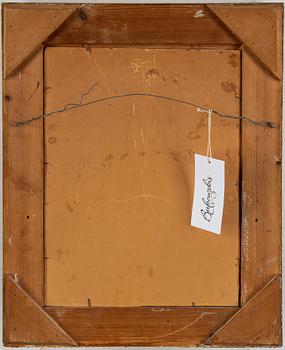 Gerda Tirén, oil on canvas laid on board, signed Gerda Rydberg.