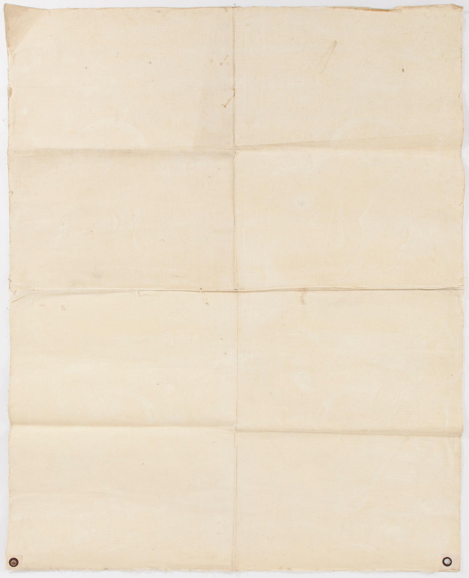 KARTA, Sovjet 1920, papper limmad på duk.