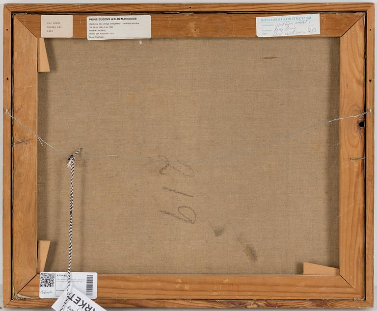 MAJ BRING, oil on canvas, signed Maj Bring and dated 1910.