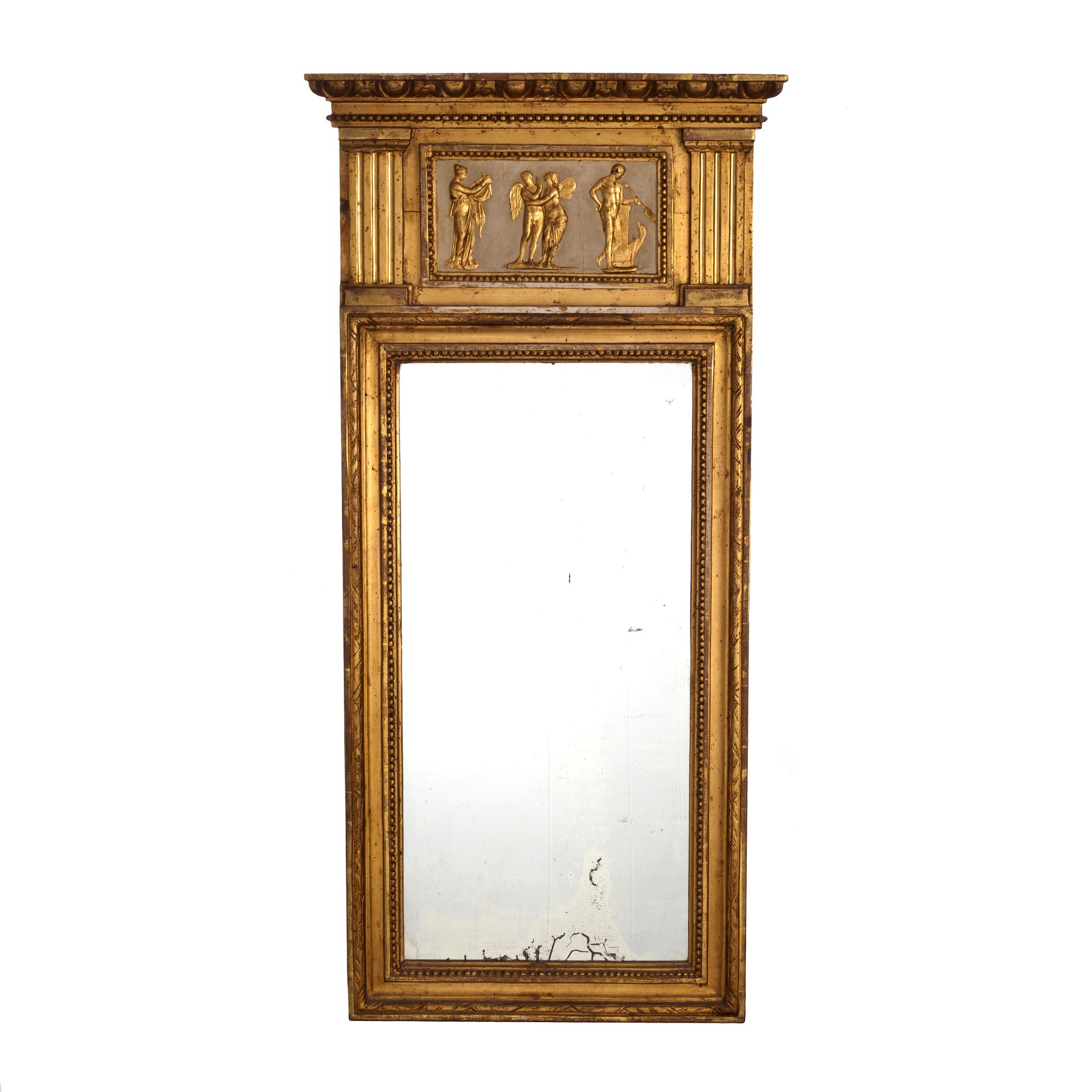 SPEGEL, sengustaviansk, omkring 1800.