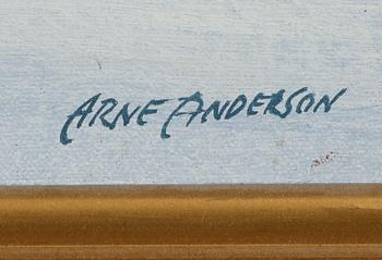 ARNE ANDERSSON, 2 st, olja på duk, signerade.