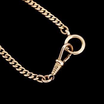 FICKURSKEDJA, 14 k guld. Vikt ca 14 g.